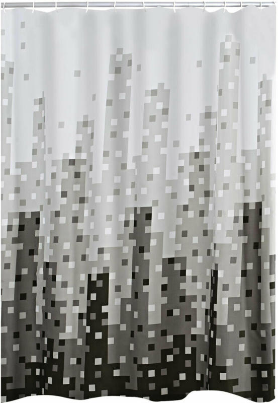 Duschvorhang „Skyline“, Textil, 180x200 cm