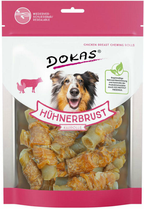 Snack Hühnerbrust Kaurolle 250g