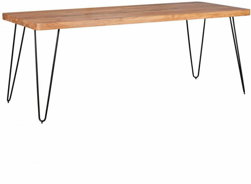 Esstisch, Akazie, 200x80x76 cm 80x76x200 cm