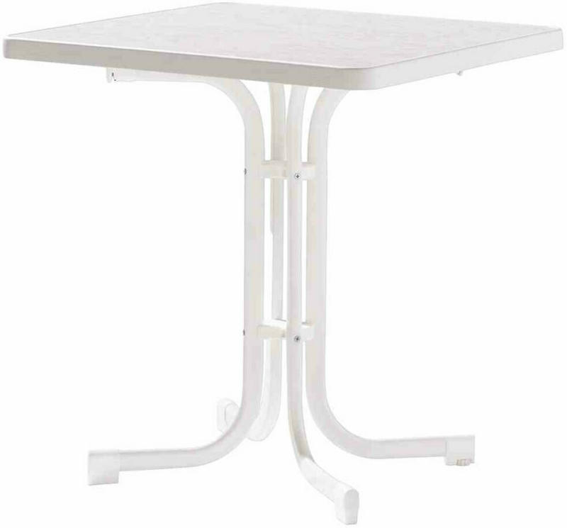 Boulevard-Klapptisch 70x70x72 cm, weiß weiß | weiß