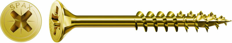 Universalschrauben „Yellox“, Senkkopf, 4x0, XL, 250 Stück 4 mm | 250 | 50 mm