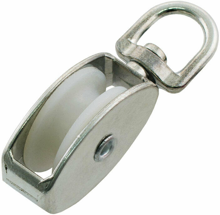 Doppel-Blockseilrolle, beweglich, 30x6mm beweglich | 30 mm