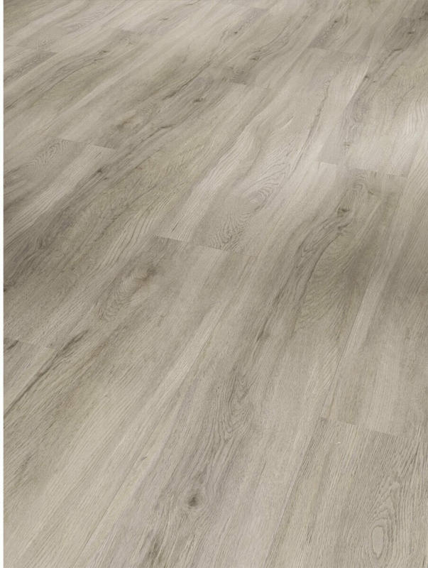 Vinylboden „Basic 4.3“, Eiche pastellgrau, gebürstete Struktur, 21,9x120,9 cm