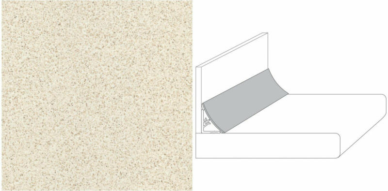 Wandanschlussprofil Plus 590x20x30mm "fabrini beige"
