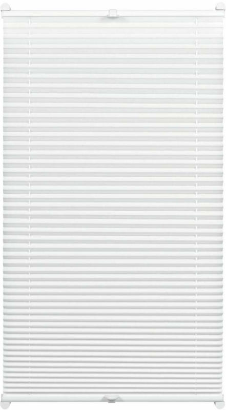 Plissee „Easyfix“, mit 2 Bedienschienen Plissee, 95x130 cm, weiß 95x130 cm