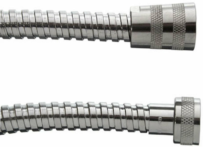 Brauseschlauch, Edelstahl, 1,75m, chrom 175 cm