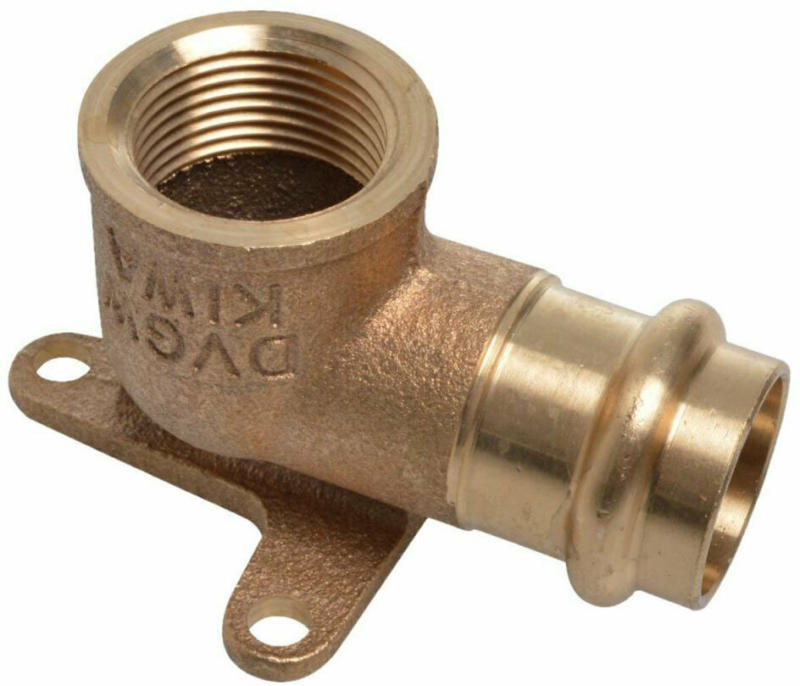 Wandscheibe, Pressfitting für Kupfer, 18 mmx1/2IG, V-Kontur 18x1/2 mm
