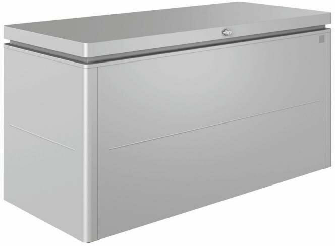 Gartentruhe „LoungeBox Gr. 160“, silber-metallic 160x83,5x70 cm | silber-metallic