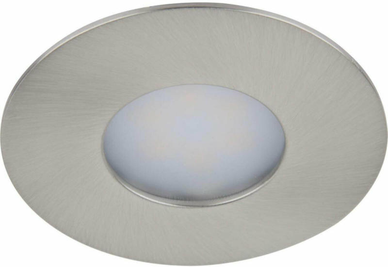 LED-Einbauleuchten-Set, rund, dimmbar, satin, 2,3 Watt, 3er-Set