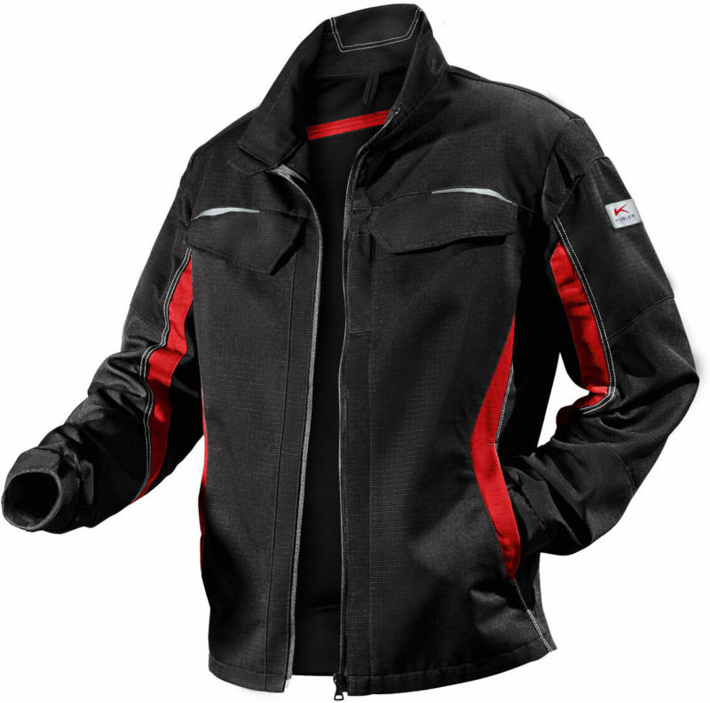 Arbeitsjacke „Pulsschlag“, schwarz, Gr.46 schwarz | 46
