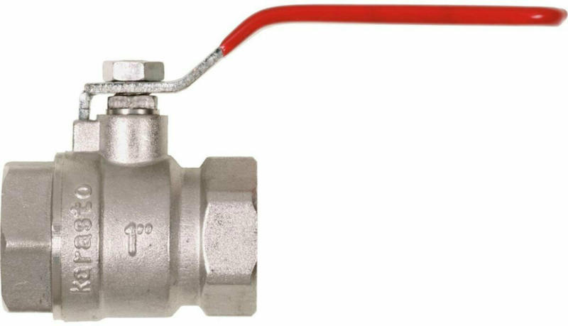 Kugelhahn Typ 7 2 x IG G 1/2" MS Ni 2 x IG G 1/2" MS Ni
