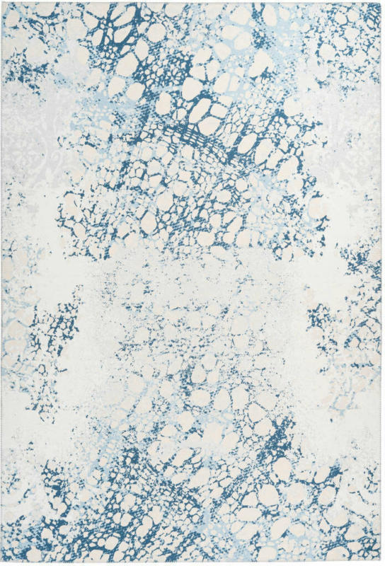 Flachflorteppich „Galaxy 700“, creme/blau 200x290 cm