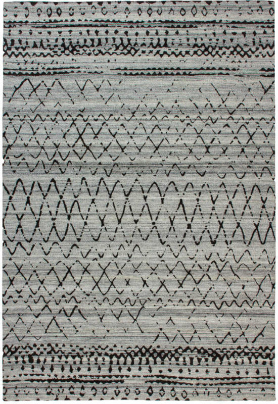 Jacquard-Teppich „Phoenix 113“, natur/grau 120x170 cm