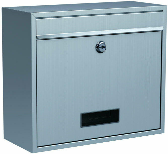Briefkasten „BK 900“, Edelstahl silber