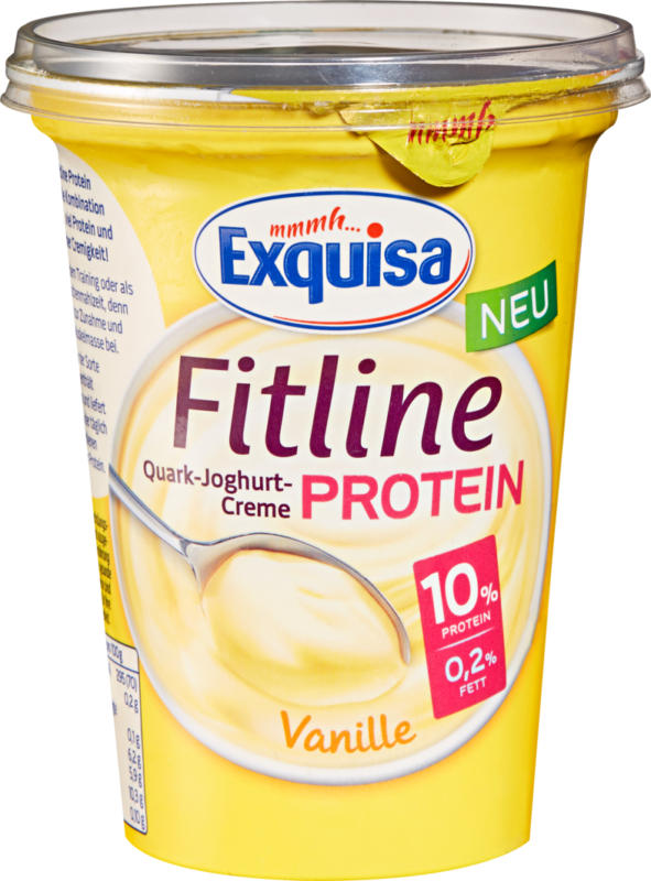 Séré aux fruits Fitline Exquisa, Vanille, 400 g
