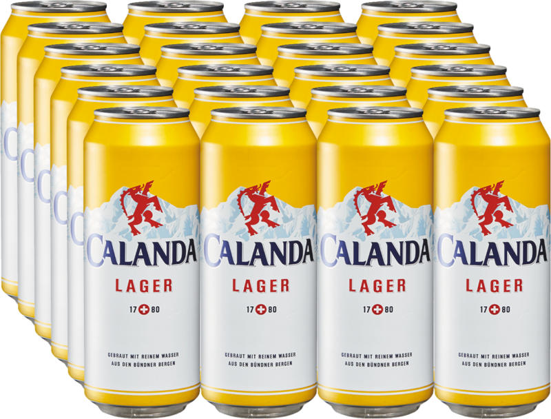 Calanda Lagerbier, 24 x 50 cl