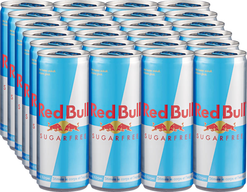 Red Bull Sugarfree, 24 x 25 cl