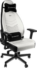NOBLECHAIRS Icon - Sedia da gioco (Nero/Bianco)