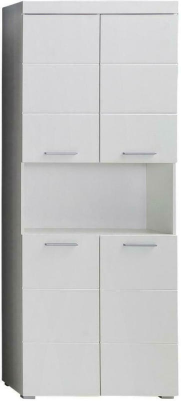 Hochschrank Amanda B: 73 cm Weiss