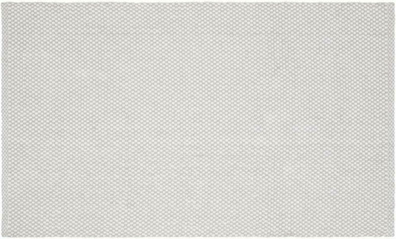 Handwebteppich Grau Baumwolle Marta 70x120 cm