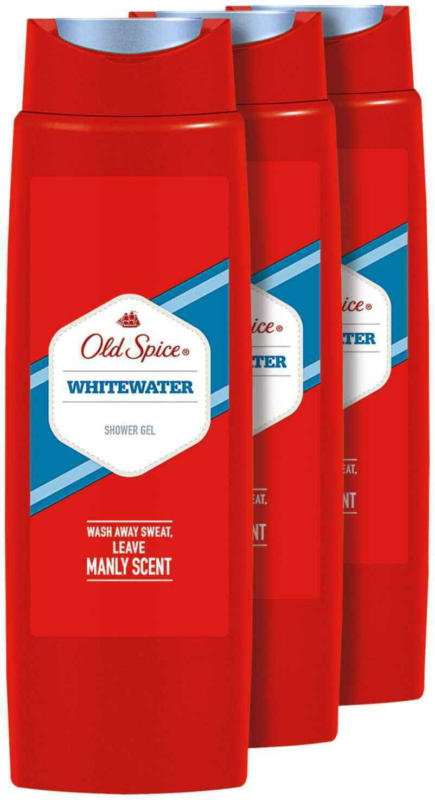 Old Spice Whitewater Duschgel 3 x 250 ml -
