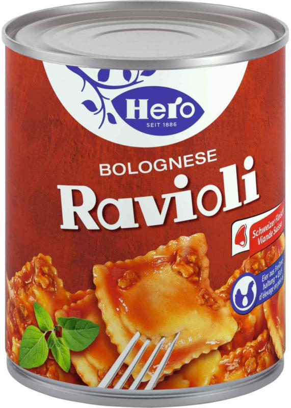 Hero Ravioli Bolognese 870 g -