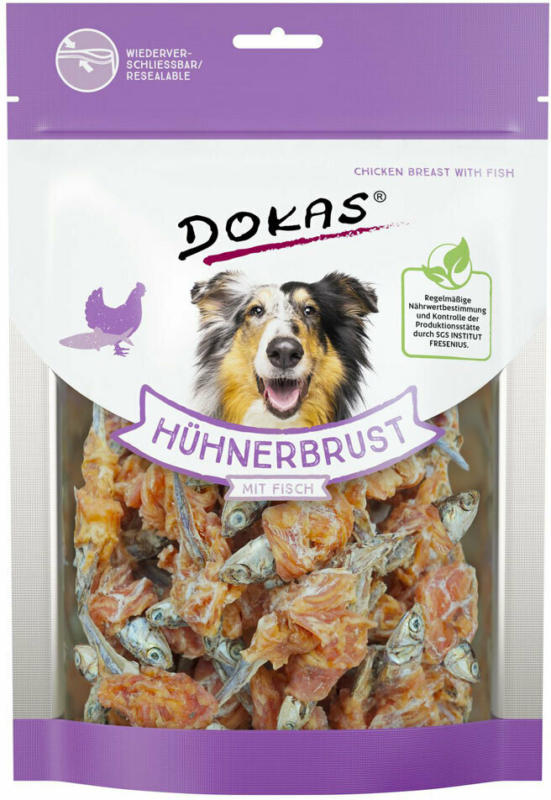 Snack Hühnerbrust mit Fisch 220g