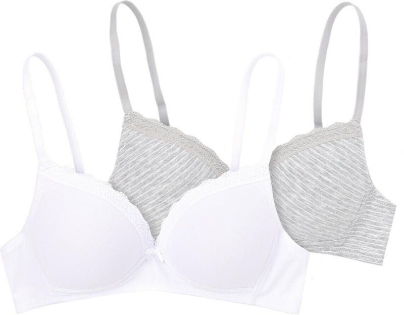 2 Damen Soft-BHs mit Spitze (Nur online)