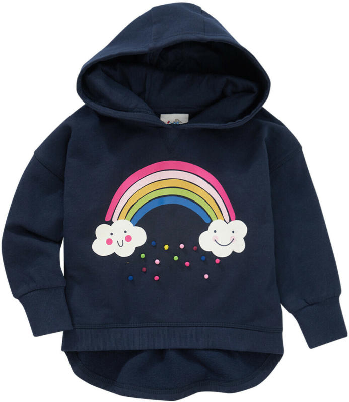 Mädchen Hoodie mit Regenbogen-Motiv (Nur online)