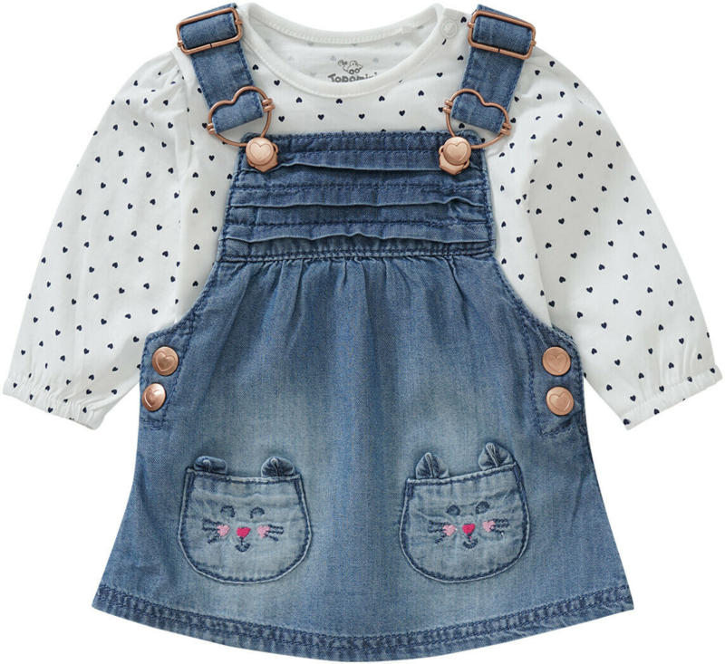 Baby Latzkleid und Langarmshirt im Set (Nur online)