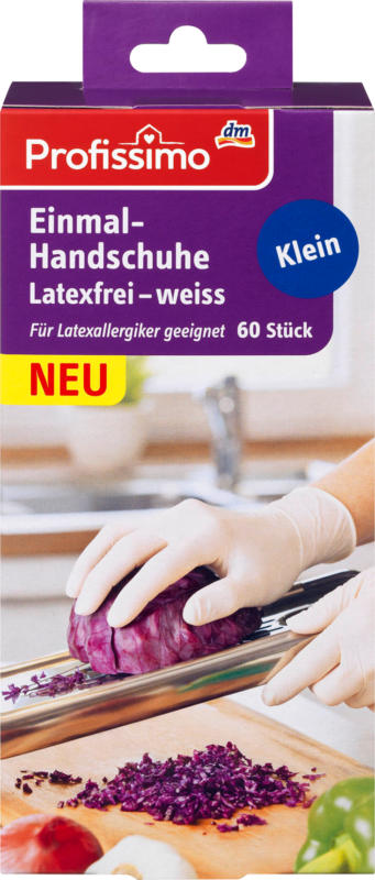 Profissimo Einmalhandschuhe latexfrei weiß K