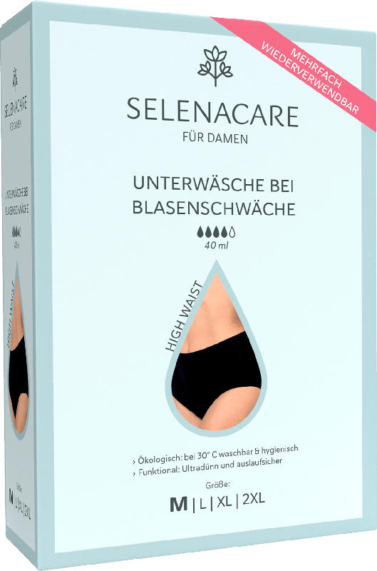 SelenaCare Blasenschwäche-Unterwäsche High Waist Damen Größe M