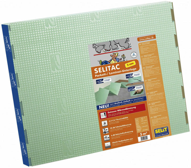 5 mm Parkett- und Laminatunterlage