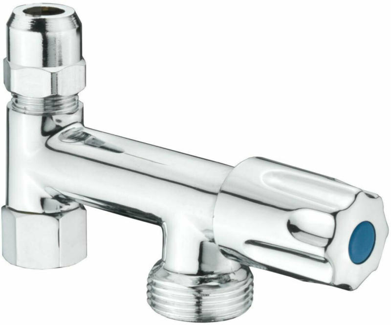 Wasch-/Spülmaschinen-Anschlventil-Eckfix, 3/8", Chrom