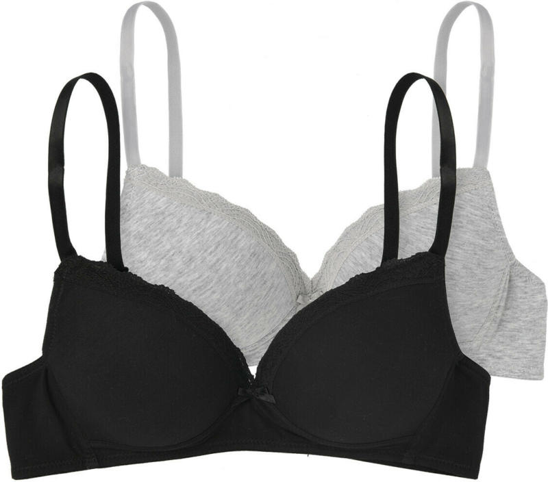 2 Damen Soft-BHs mit Spitze (Nur online)