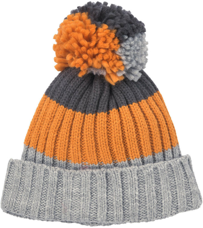Jungen Strickmütze mit Pompon (Nur online)