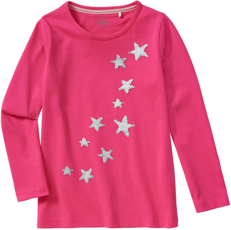 Mädchen Langarmshirt mit Wendepailletten (Nur online)