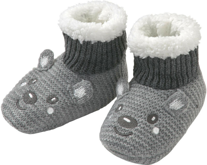 1 Paar Baby Haussocken mit Teddyplüsch (Nur online)