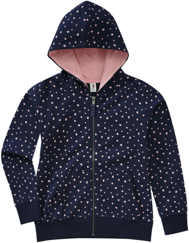 Mädchen Sweatjacke mit Pferde-Print (Nur online)