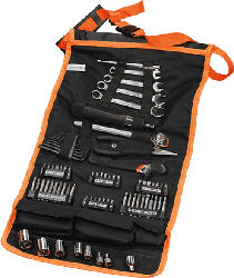 Black & Decker 77-tlg. Handliche Roll-Tasche mit Autowerkzeug-Zubehör A7063-QZ