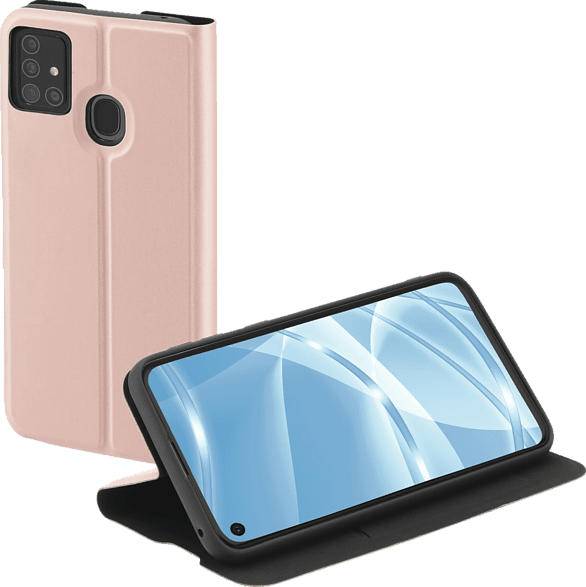 HAMA Single2.0 , Bookcover, Samsung, Galaxy A21s, Thermoplastisches Polyurethan, Rosa