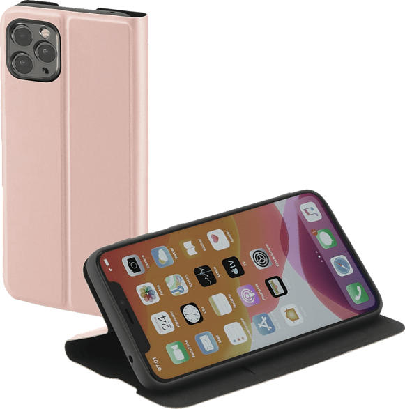 HAMA Single2.0 , Bookcover, Apple, iPhone 12/12 Pro, Polyurethan/Thermoplastisches Polyurethan, Rosa