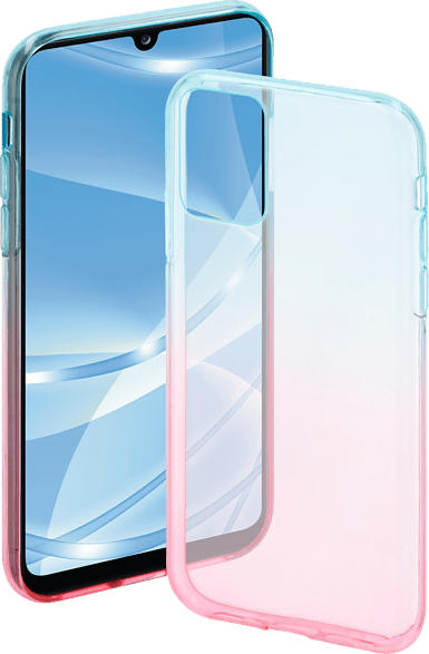 HAMA Shade , Backcover, Samsung, Galaxy A31, Thermoplastisches Polyurethan, Blau/Rosa