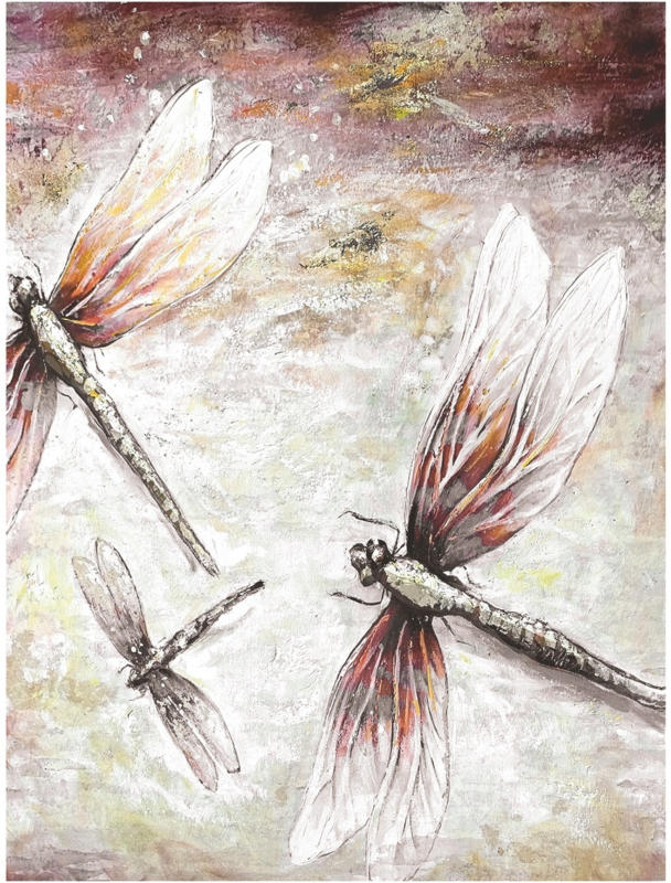 Peinture à l’huile LIBELLE