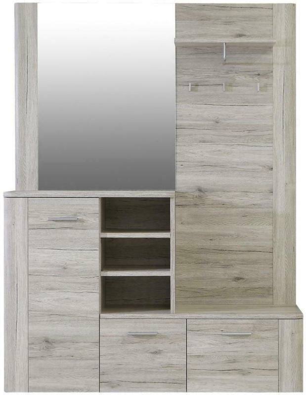 Garderobe Big Bang Eiche Dekor B: 155 cm mit Spiegel