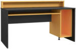 Möbelix Gaming Tisch mit Stauraum und Aufsatz B 160cm H 94cm Tezaur