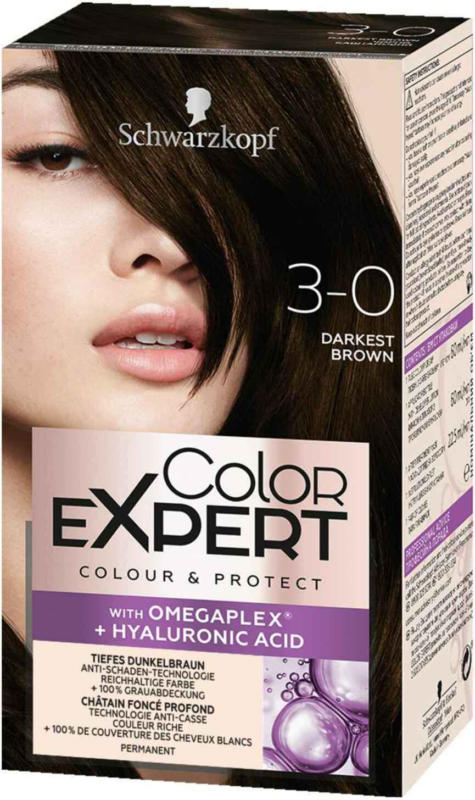 Schwarzkopf Coloration Soin Permanente Color Expert 3-0 Châtain Foncé Profond -