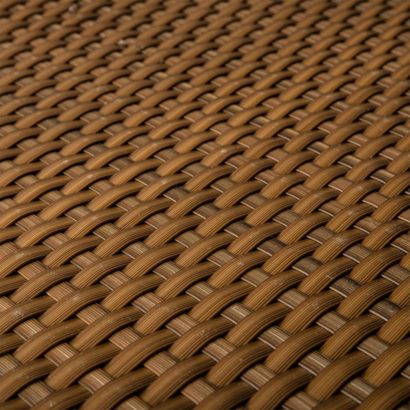 Polyrattan Balkonsichtschutz 90x500 cm, Honig Honig