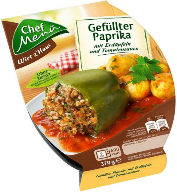Chef Menü Gefüllter Paprika ️ Online von BILLA PLUS wogibtswas.at