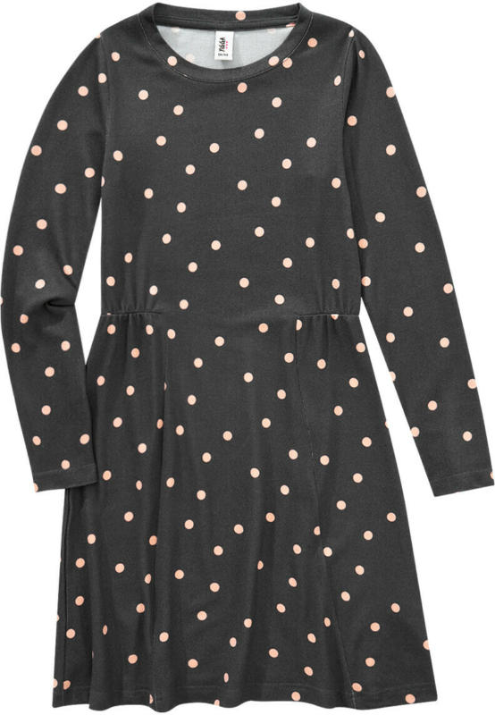 Mädchen Kleid mit Punkte-Allover (Nur online)